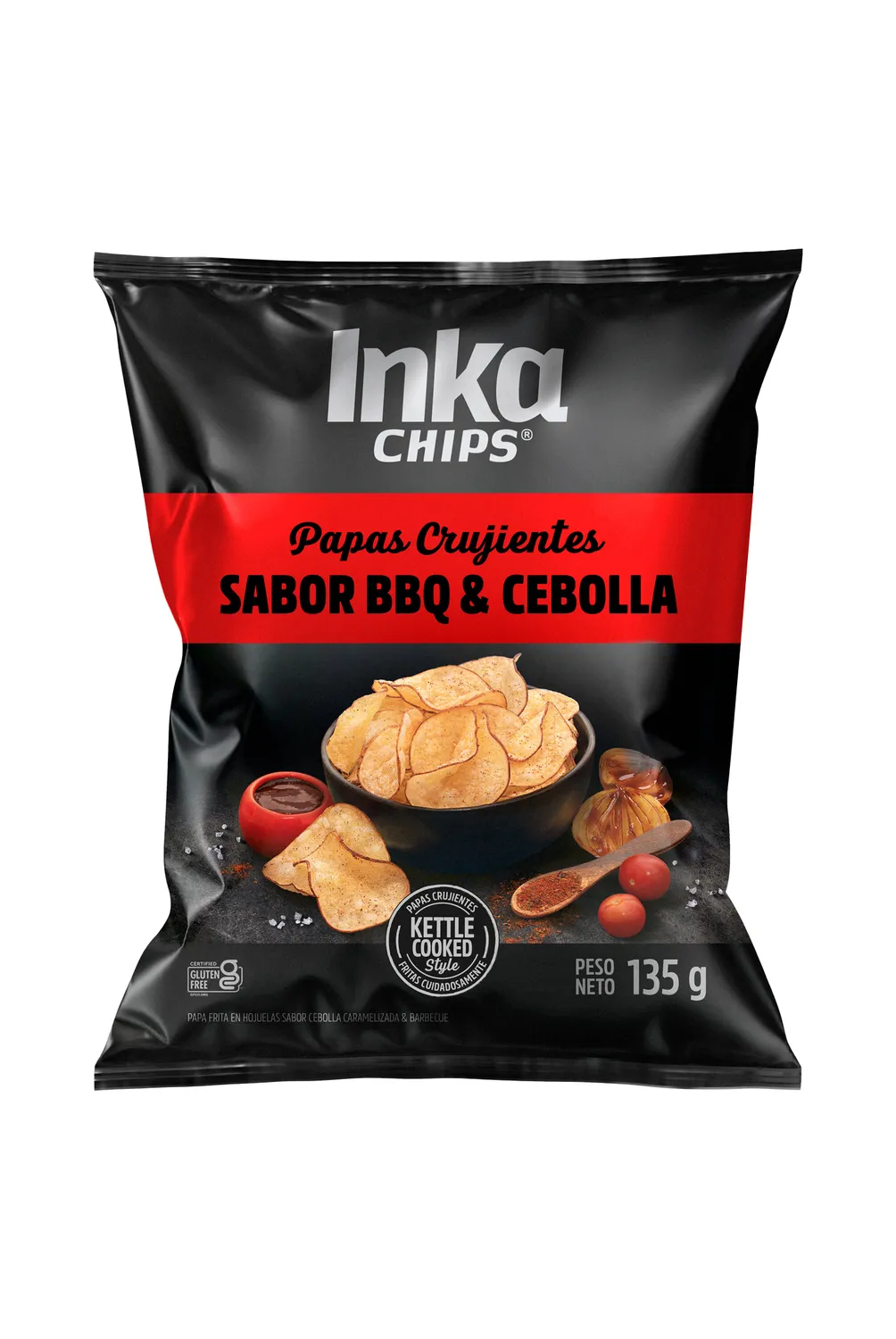 Papas Inkachips BBQ 135gr