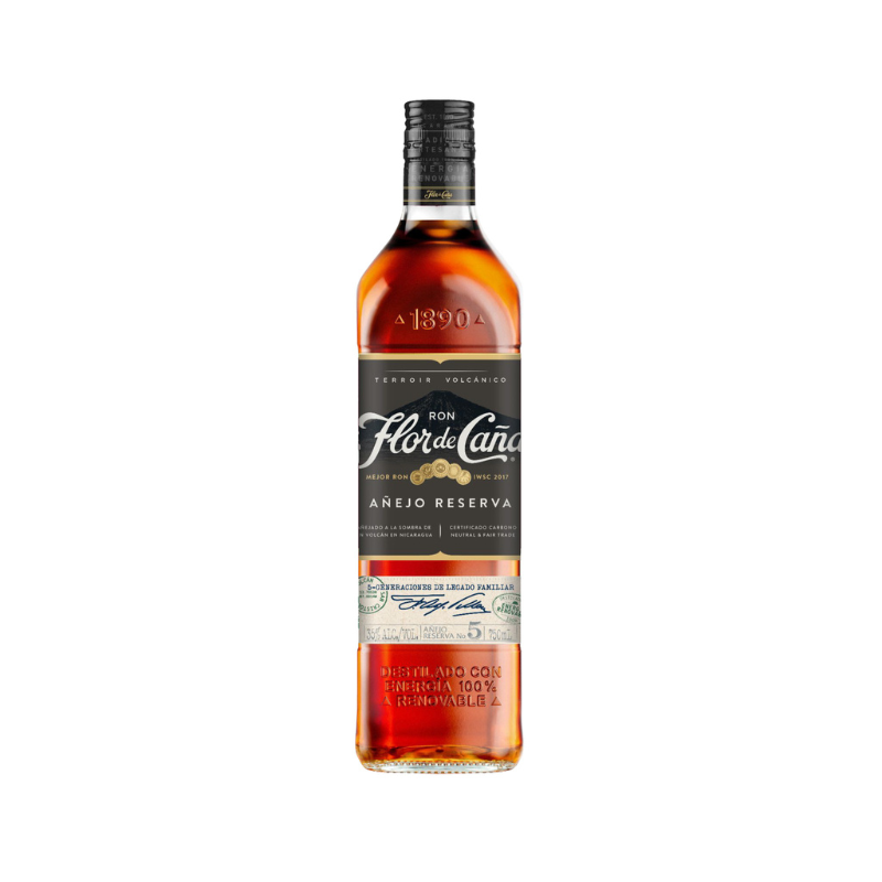 Flor de Caña 5 años Botella 750ml de Flor de Caña - Oferta especial