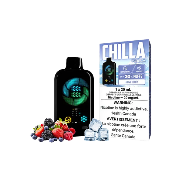 Vaper Desechable STLTH Chilla By Zilla 30k Puffs Frost Berry  de STLTH - Oferta especial