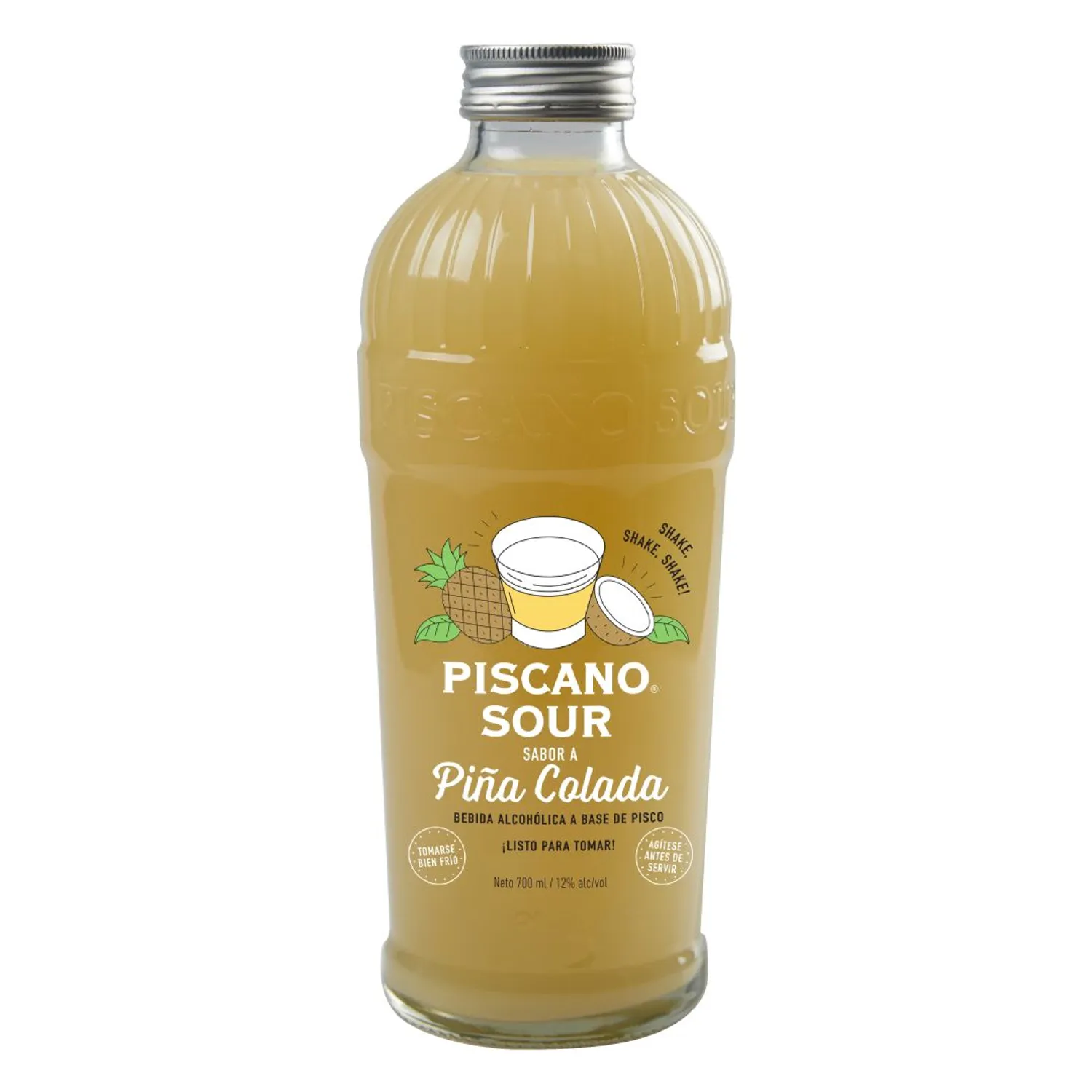 Piscano Sour Piña Colada Botella 700ml de Piscano - Oferta especial