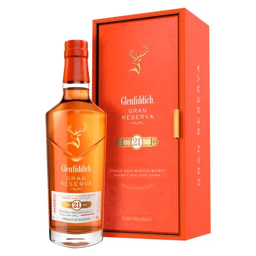 Whisky Glenfiddich 21 Años Reserva Rum Cask Finish Botella 750ml de Glenfiddich  - Oferta especial