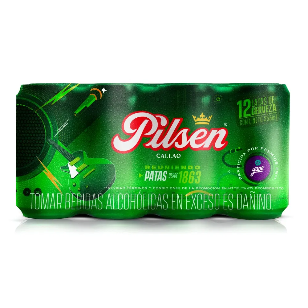 Twelvepack Pilsen Lata 355ml de Pilsen - Oferta especial