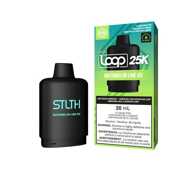 Vaper STLTH Loop Pod 25k Puffs Watermelon Lime Ice de STLTH - Oferta especial