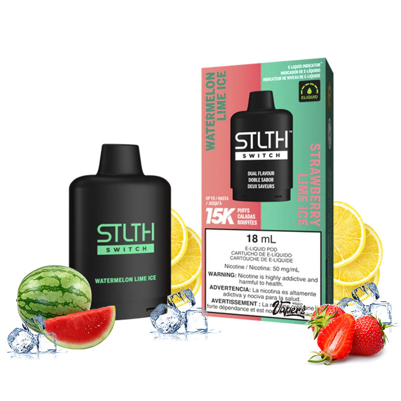 Vaper STLTH Switch Loop Pod 15k Puffs Strawberry Lime Ice | Watermelon Lime Ice de STLTH - Oferta especial