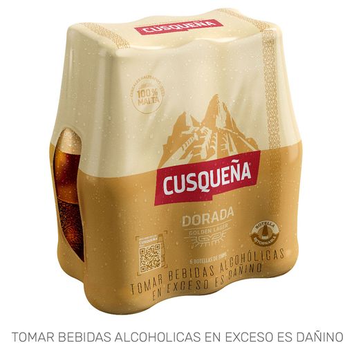 Sixpack Cerveza Cusqueña Dorada Botella 310ml de Cusqueña - Oferta especial