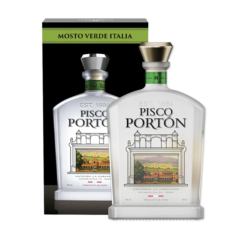 Pisco Portón Mosto Verde Italia Botella 750ml de Portón - Oferta especial
