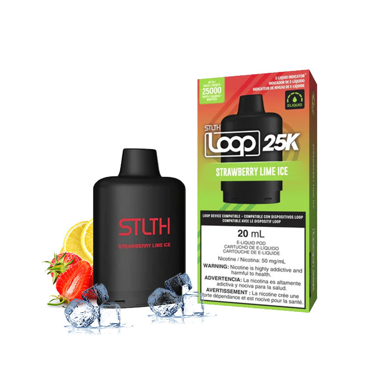 Vaper STLTH Loop Pod 25k Puffs Strawberry Lime Ice de STLTH - Oferta especial