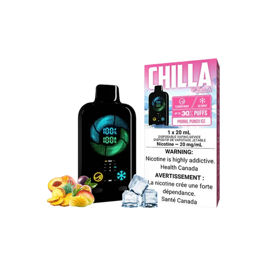 Vaper Desechable STLTH Chilla By Zilla 30k Puffs Primal Punch Ice de STLTH - Oferta especial
