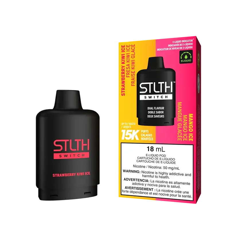 Vaper STLTH Switch Loop Pod 15k Puffs Mango Ice | Strawberry Kiwi Ice de STLTH - Oferta especial