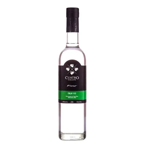 Pisco Cuatro Gallos Puro Italia Botella 700ml de Cuatro Gallos - Oferta especial