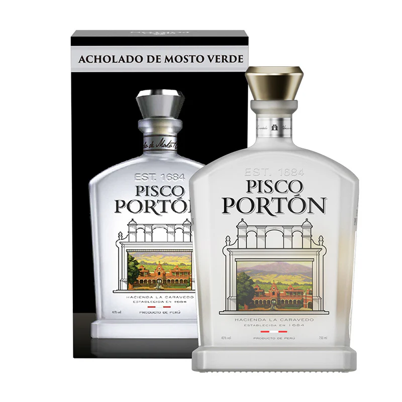 Pisco Mosto Verde Acholado Botella 750ml de Portón - Oferta especial