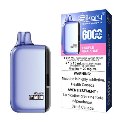 Vaper Sikary STLTH Purple Grape Ice 6k puffs