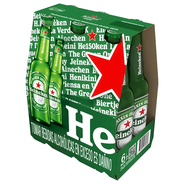 Sixpack Heineken Botella 330ml