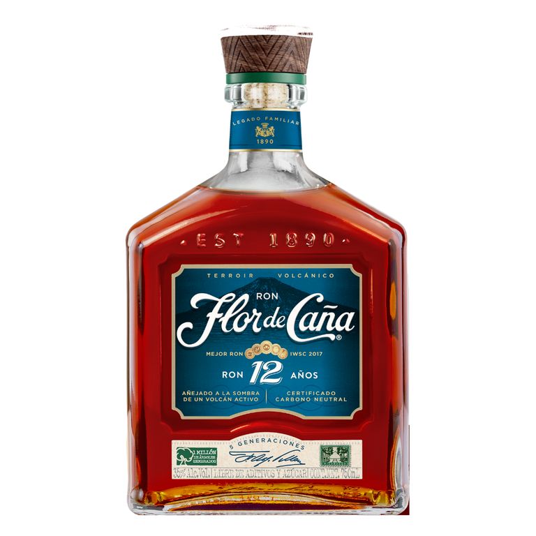 Flor de Caña 12 años Botella 750ml de Flor de Caña - Oferta especial