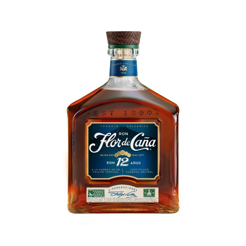 Flor de Caña 12 años Botella 750ml de Flor de Caña - Oferta especial