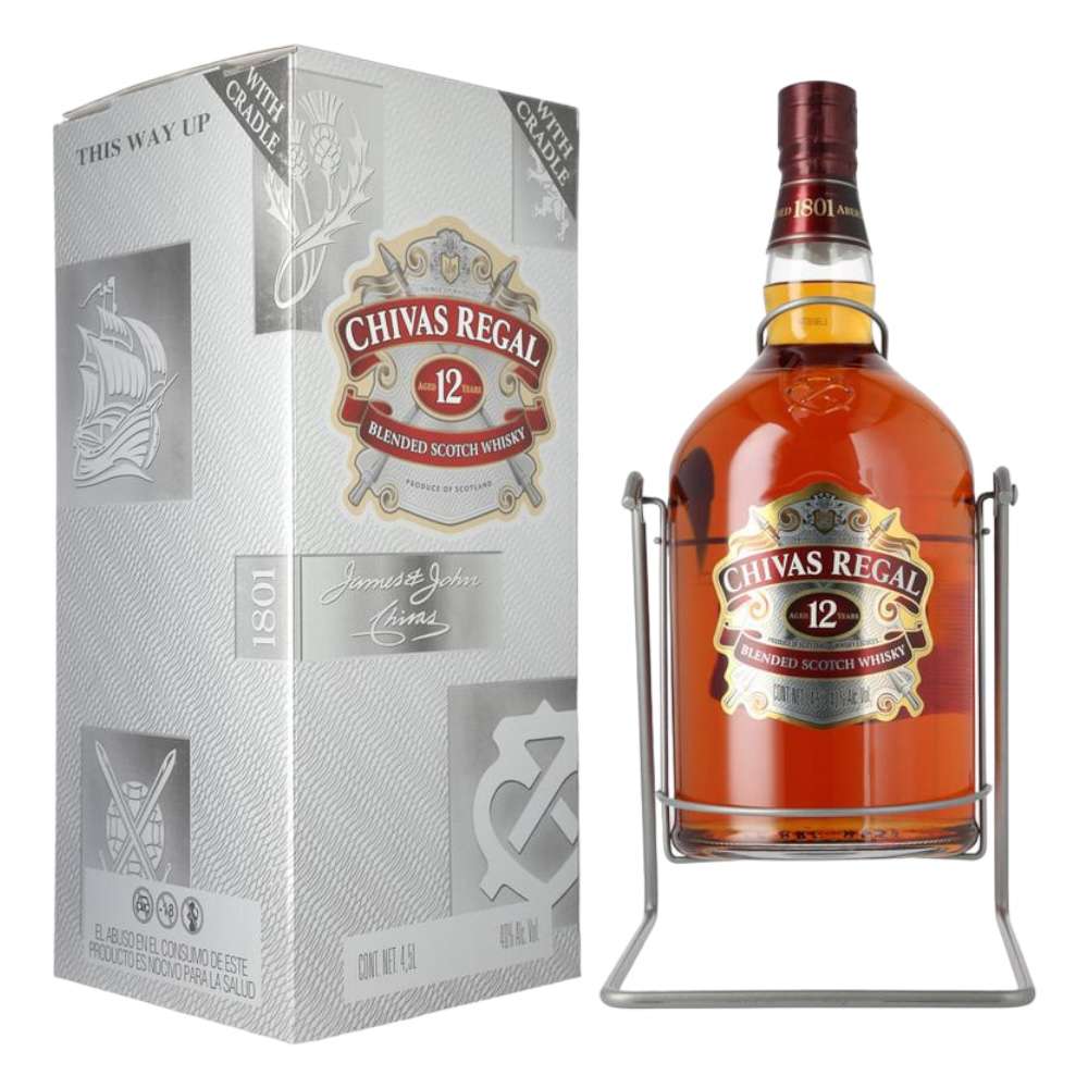 Whisky Chivas Regal 12 años Botella 4.5 Lt - Oferta especial