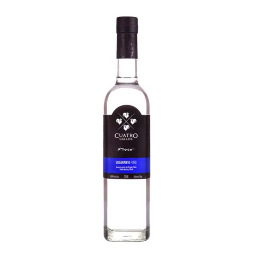 Pisco Cuatro Gallos Puro Quebranta Botella 700ml de Cuatro Gallos - Oferta especial